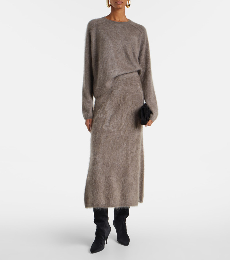 herbert levine Silhouette suede knee-high boots outlook