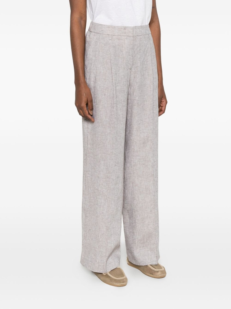 pleated-design trousers 3