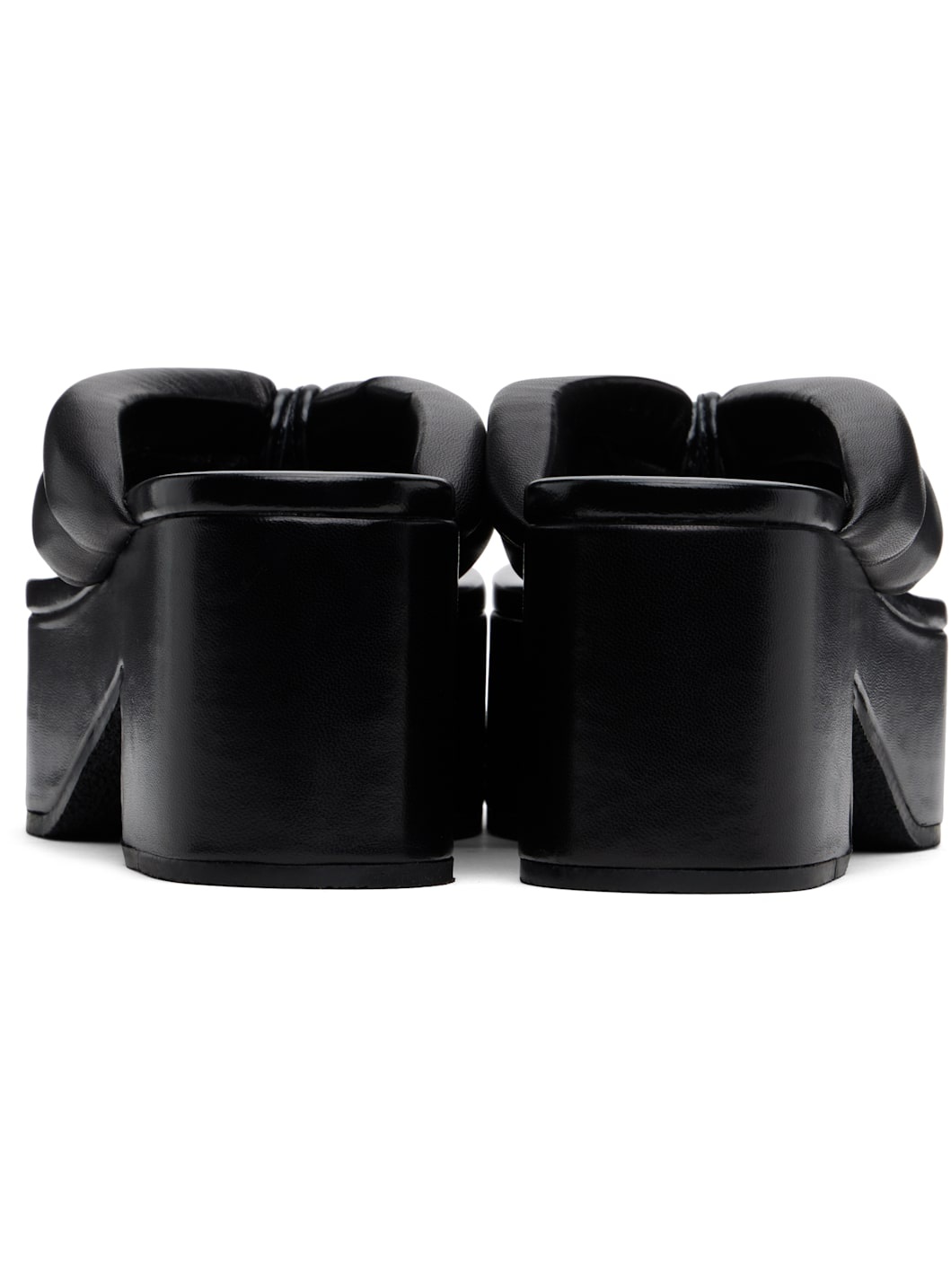 Black Platform Sandals - 2