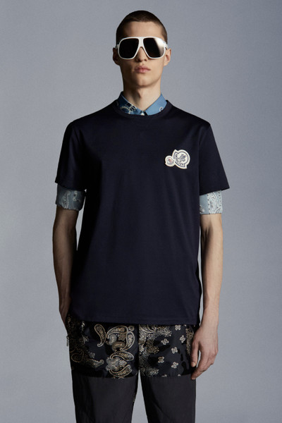 Moncler T-Shirt With Logo On Chest outlook