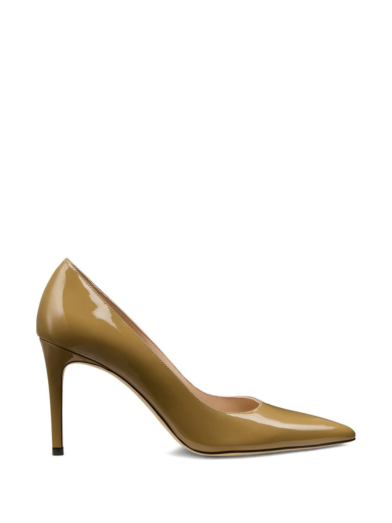 85mm leather pumps 1