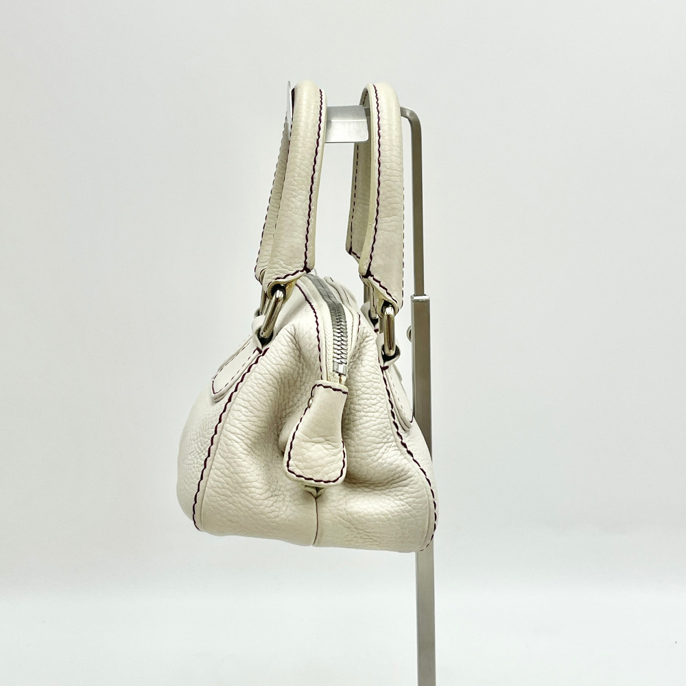 Chanel No. 8 Ivory Bowling Tassel Tote Bag - 2