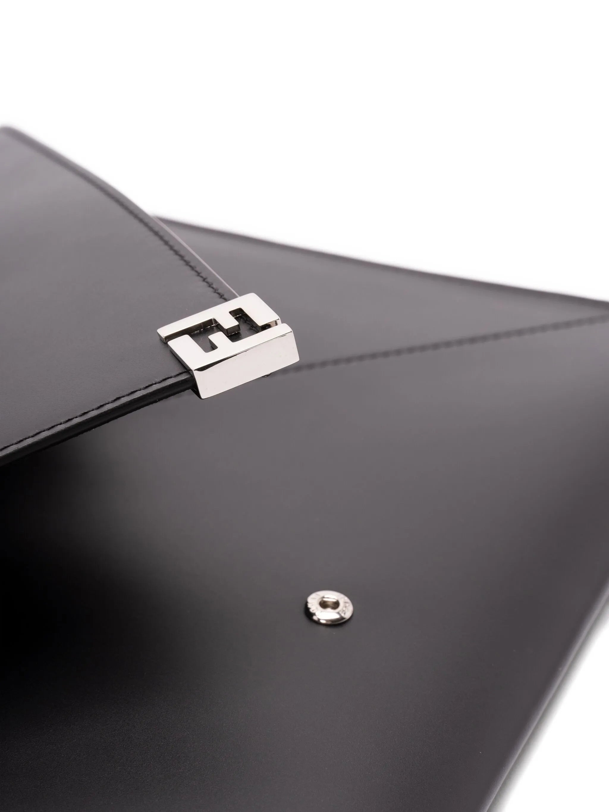 Fendi Large FF Press-stud Clutch Bag - 4