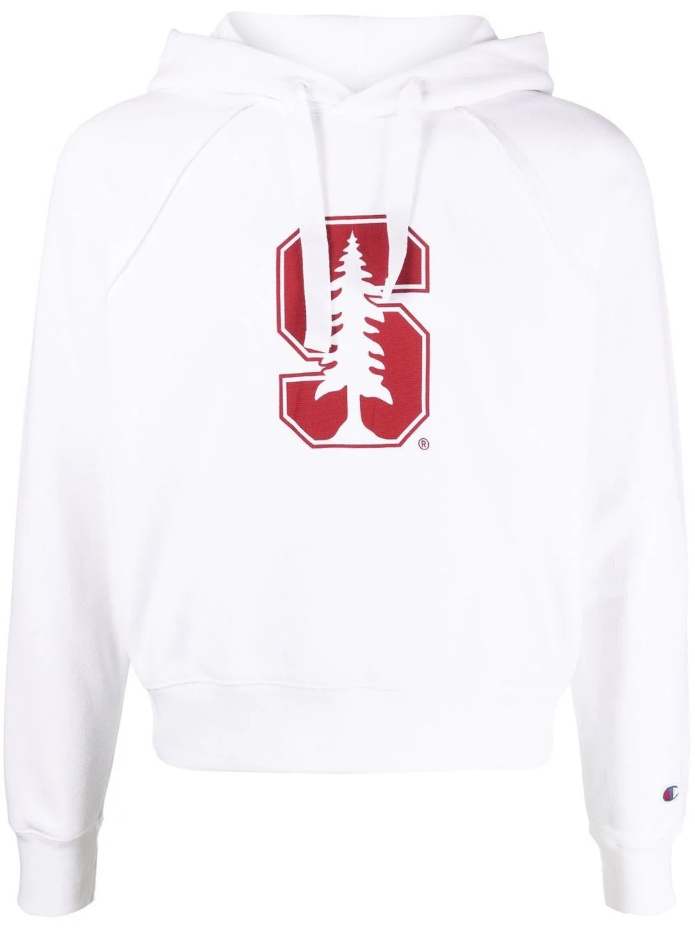 graphic-print fleece hoodie - 1