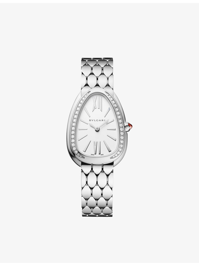 103361 Serpenti Seduttori stainless steel and diamond quartz watch 1