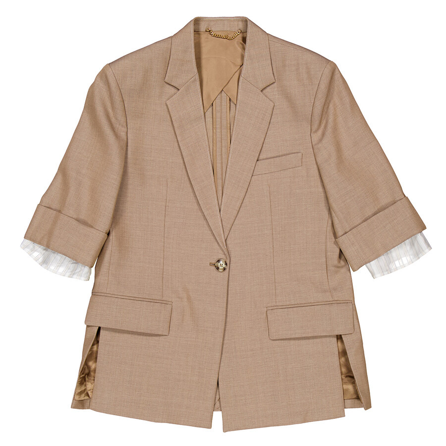 Victoria Beckham Single-Breasted Virgin Wool Jacket - 5