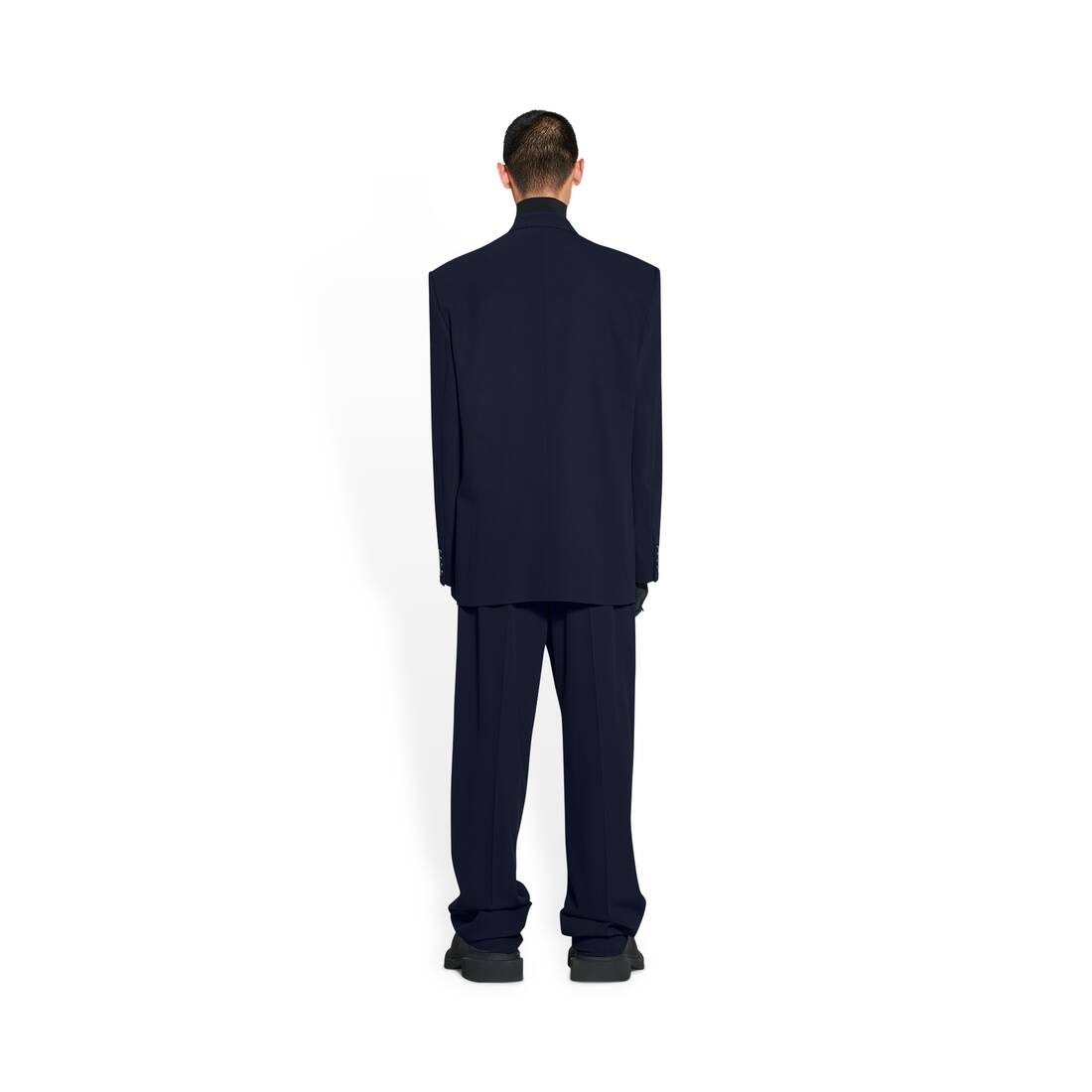 Regular Tailored Jacket in Navy Blue - 4
