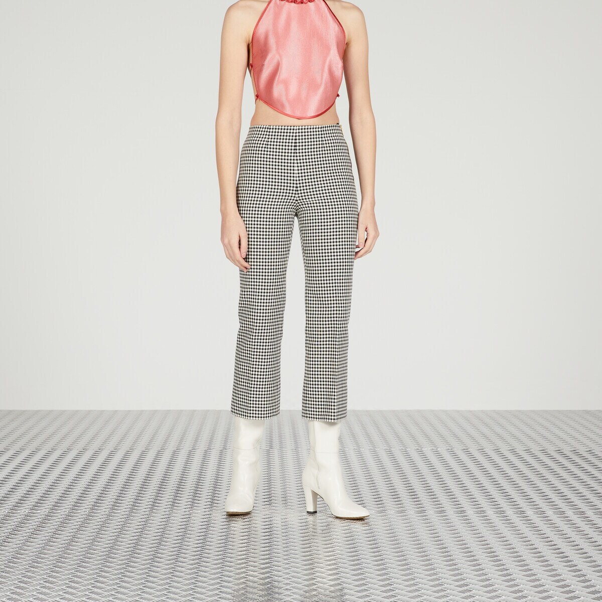 Gingham pant - 6