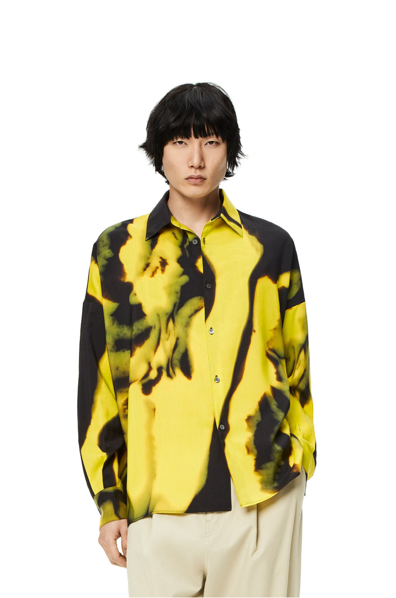 Silicone melange shirt in wool 3