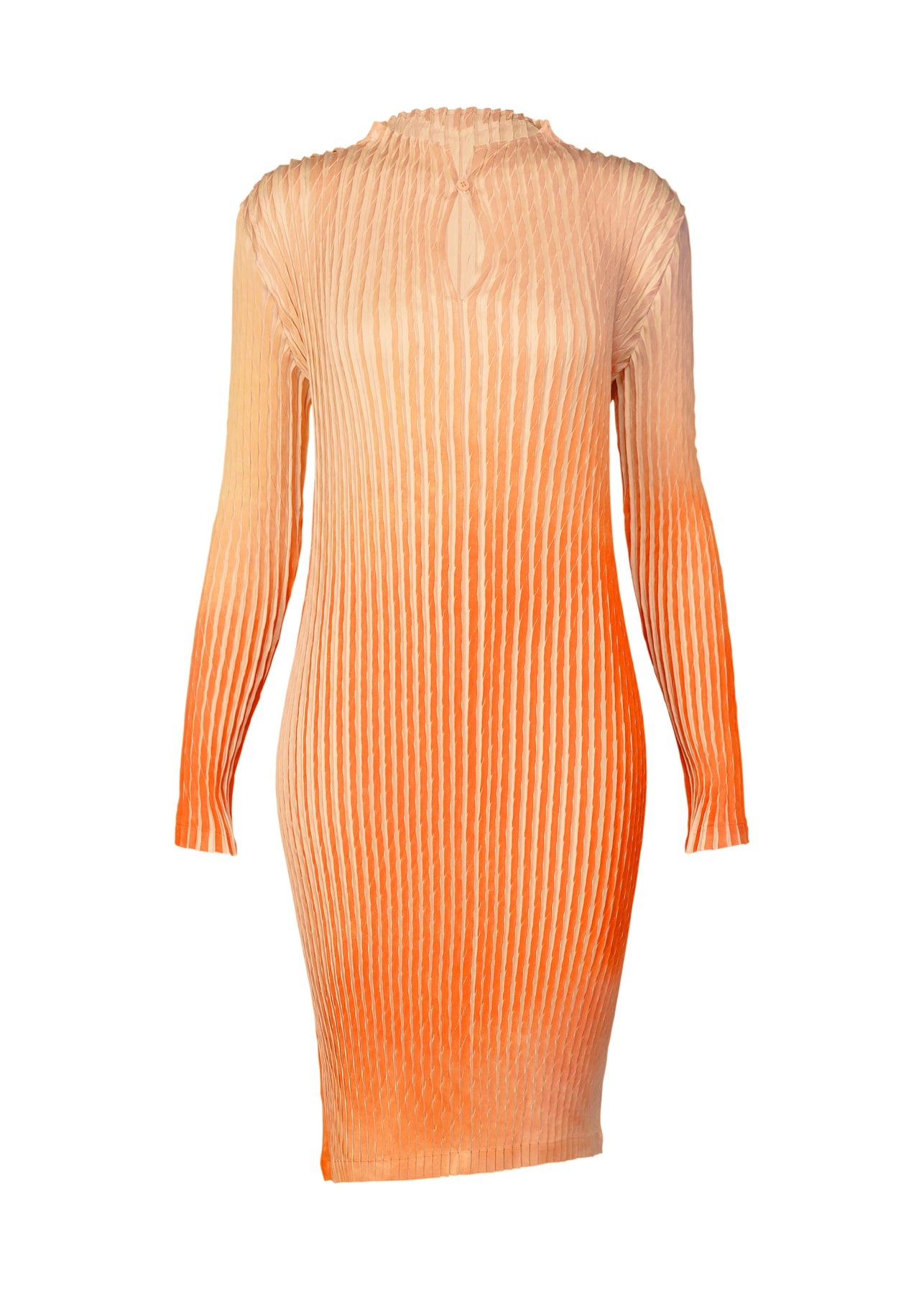 SUFFUSED PLEATS DRESS - 1
