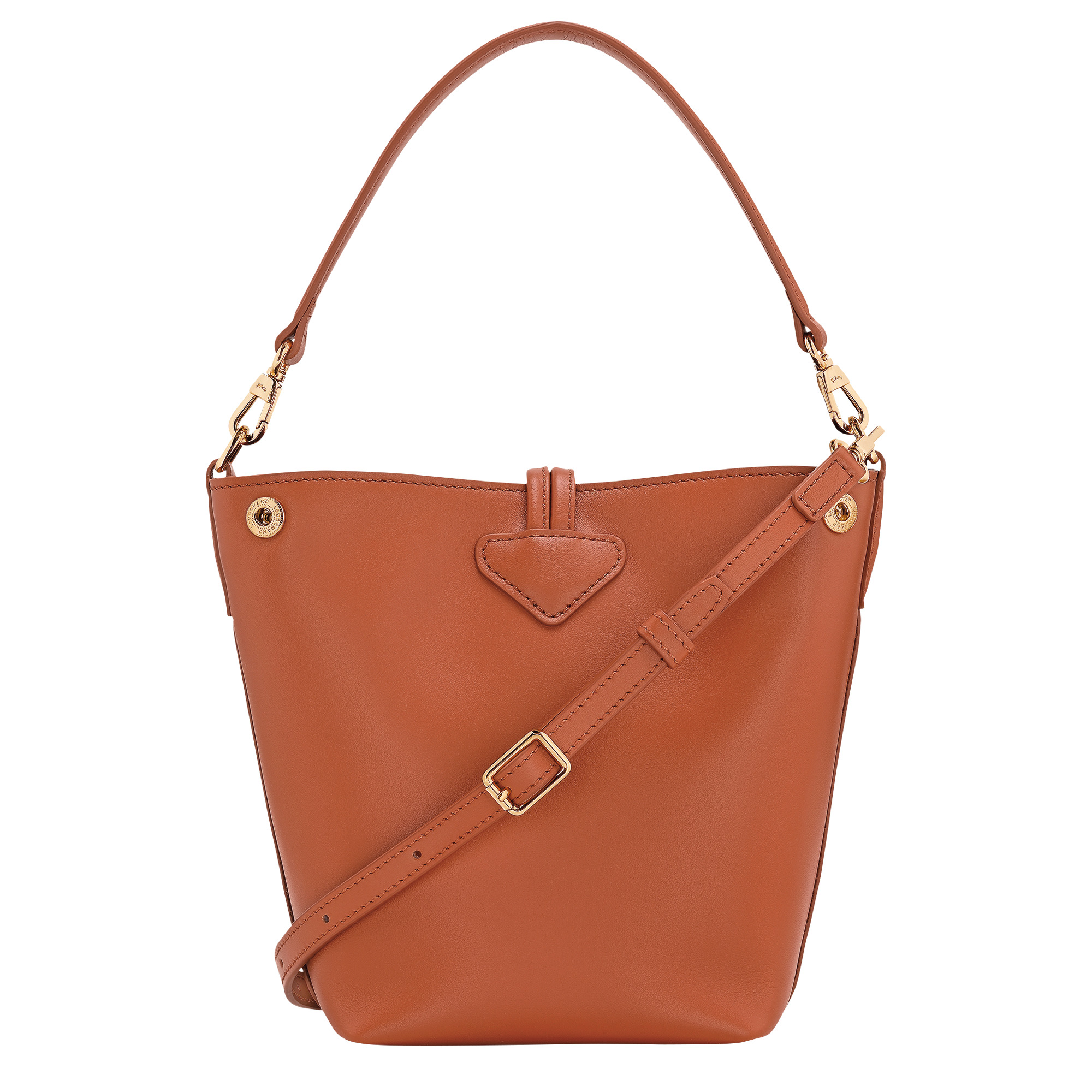 Le Roseau XS Bucket bag Bark - Leather - 4
