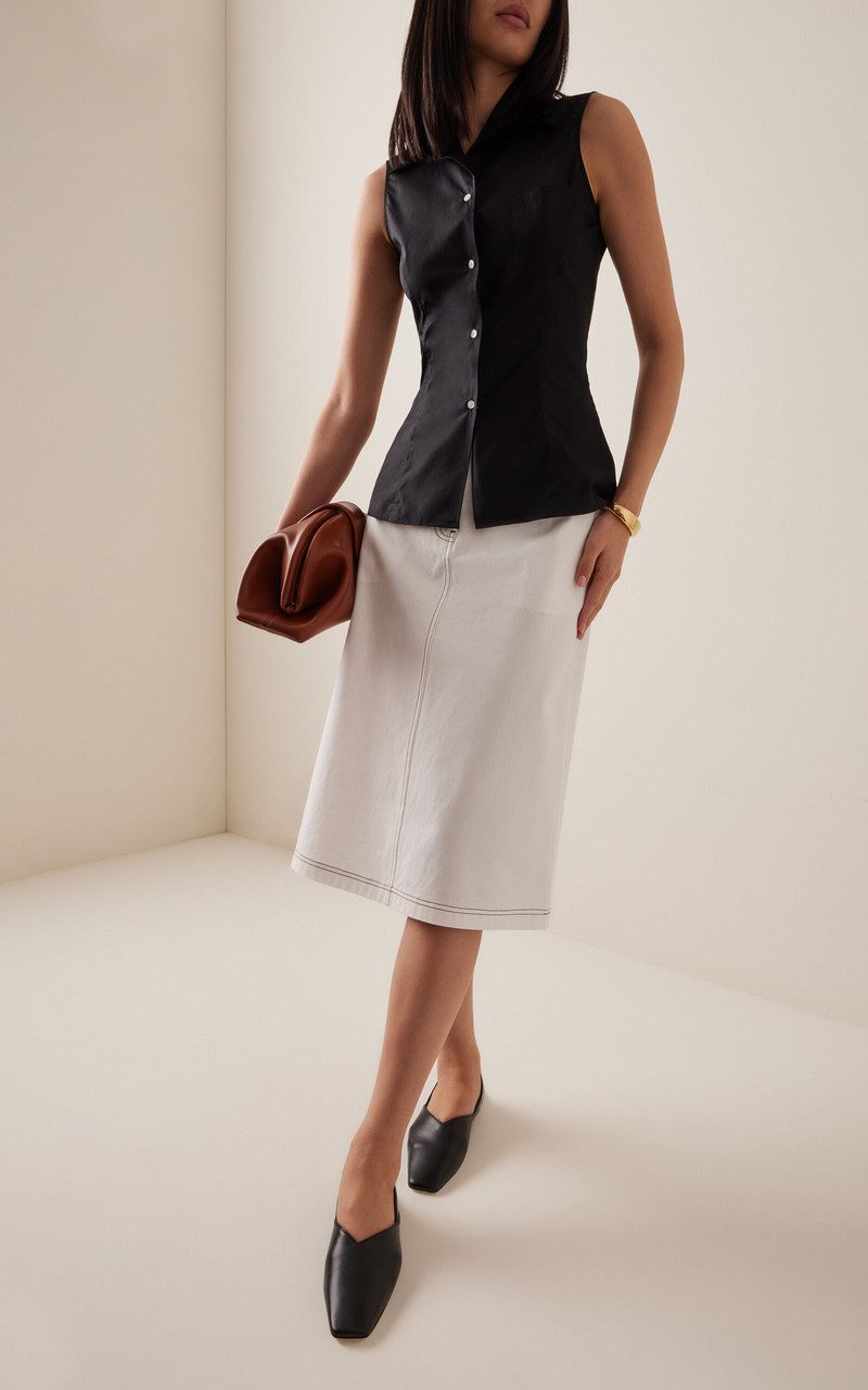 FLORE FLORE Rosie Organic Cotton Top black outlook