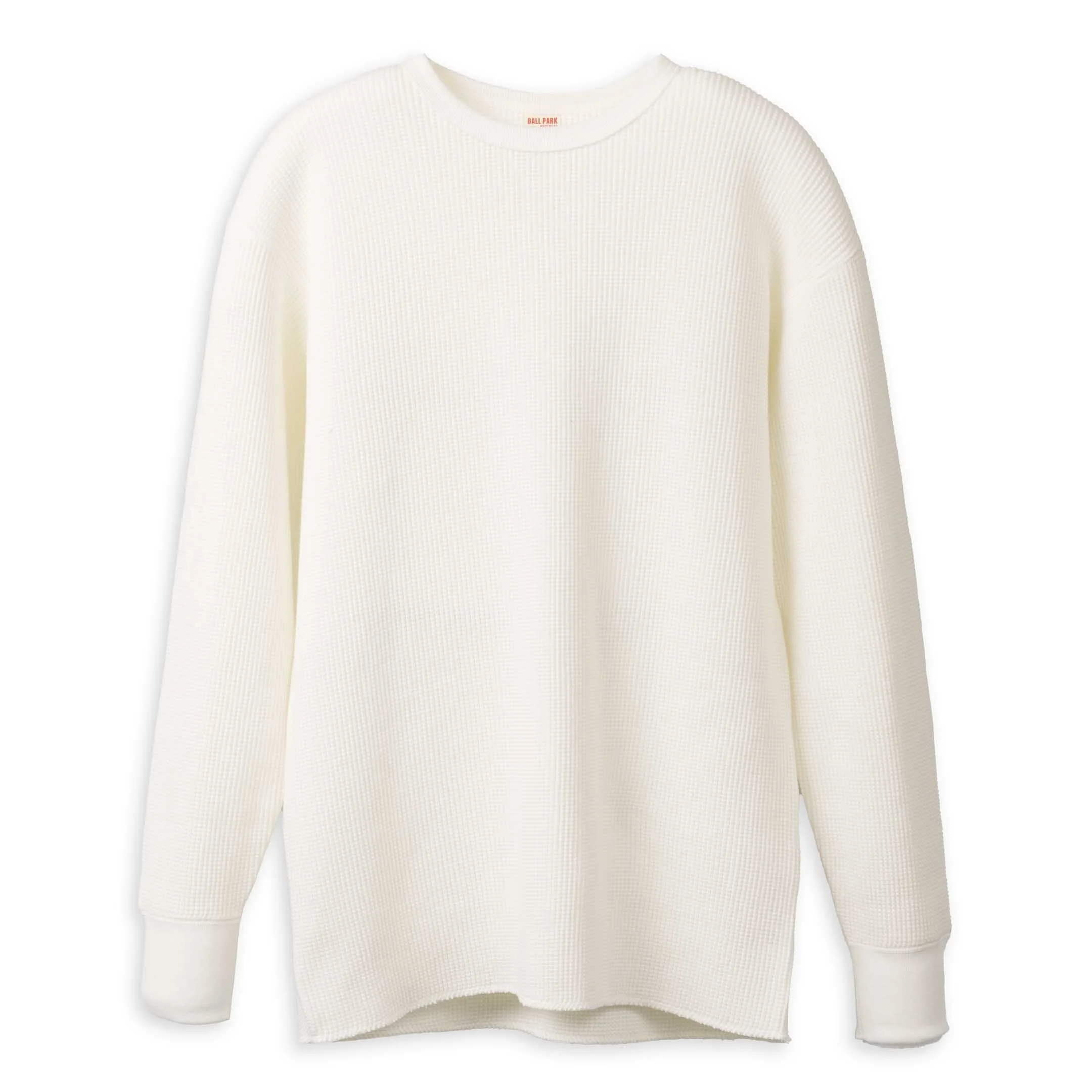 The Real McCoy's Ballpark Waffle Thermal Shirt Grey - 1