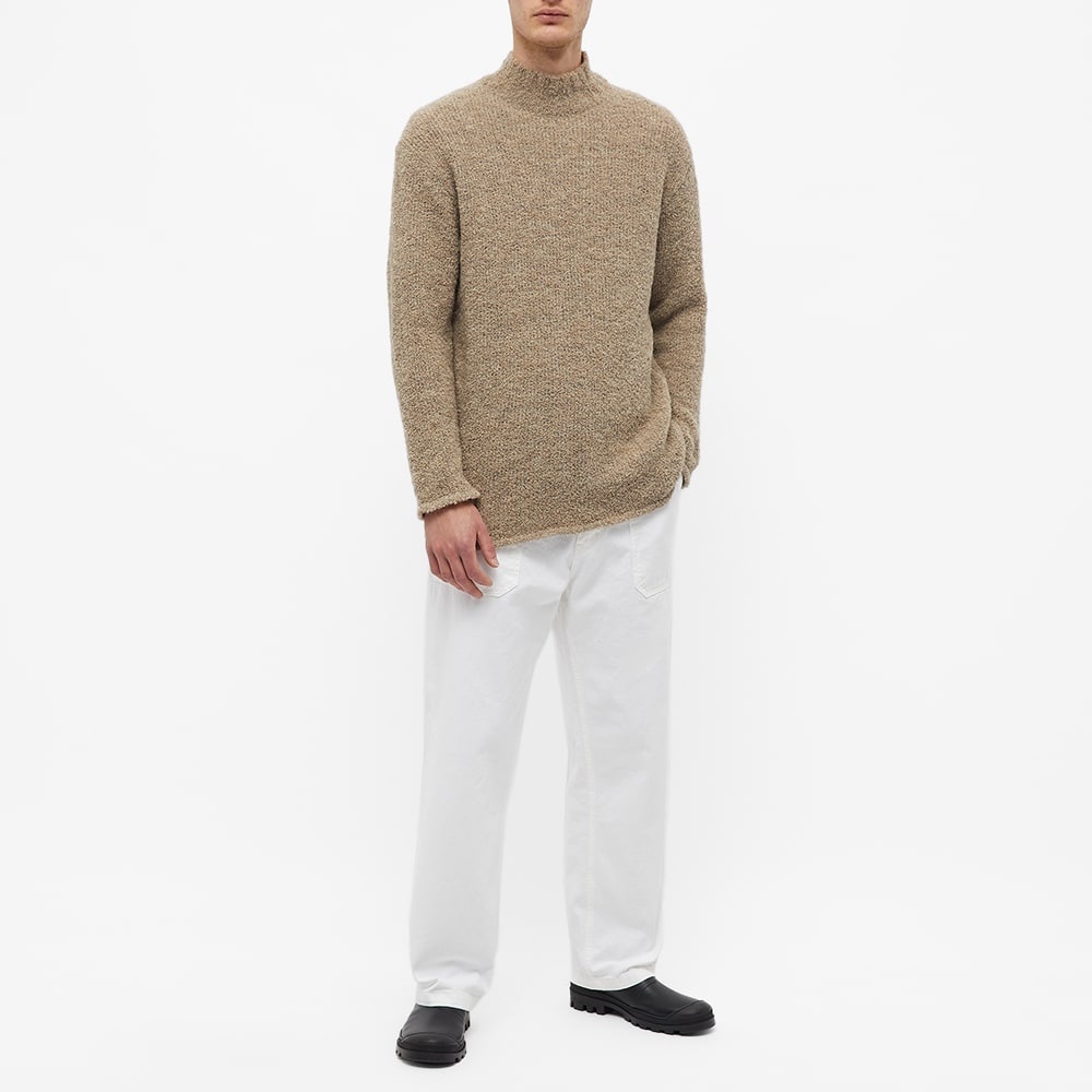 Our Legacy Organic Wool Funnel Neck Knit - 5