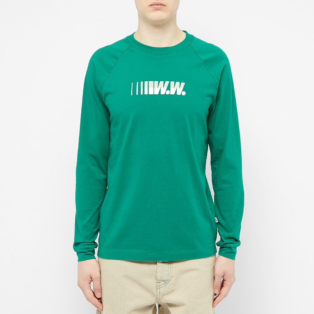 Wood Wood Long Sleeve Han World Sports Tee - 3