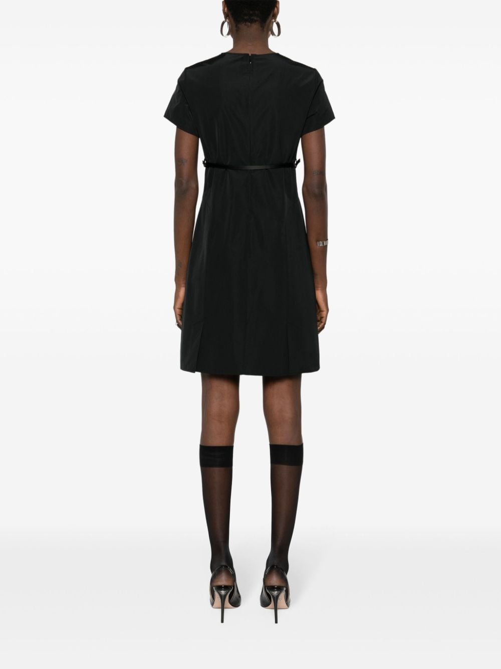 Voyou belted mini dress - 4