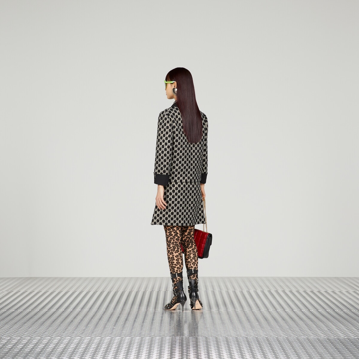 GG tweed skirt - 3