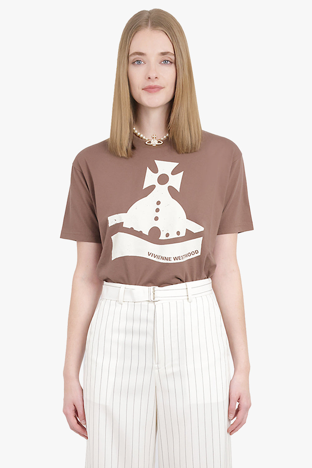 SUNKEN ORB CLASSIC T-SHIRT | BROWN - 2