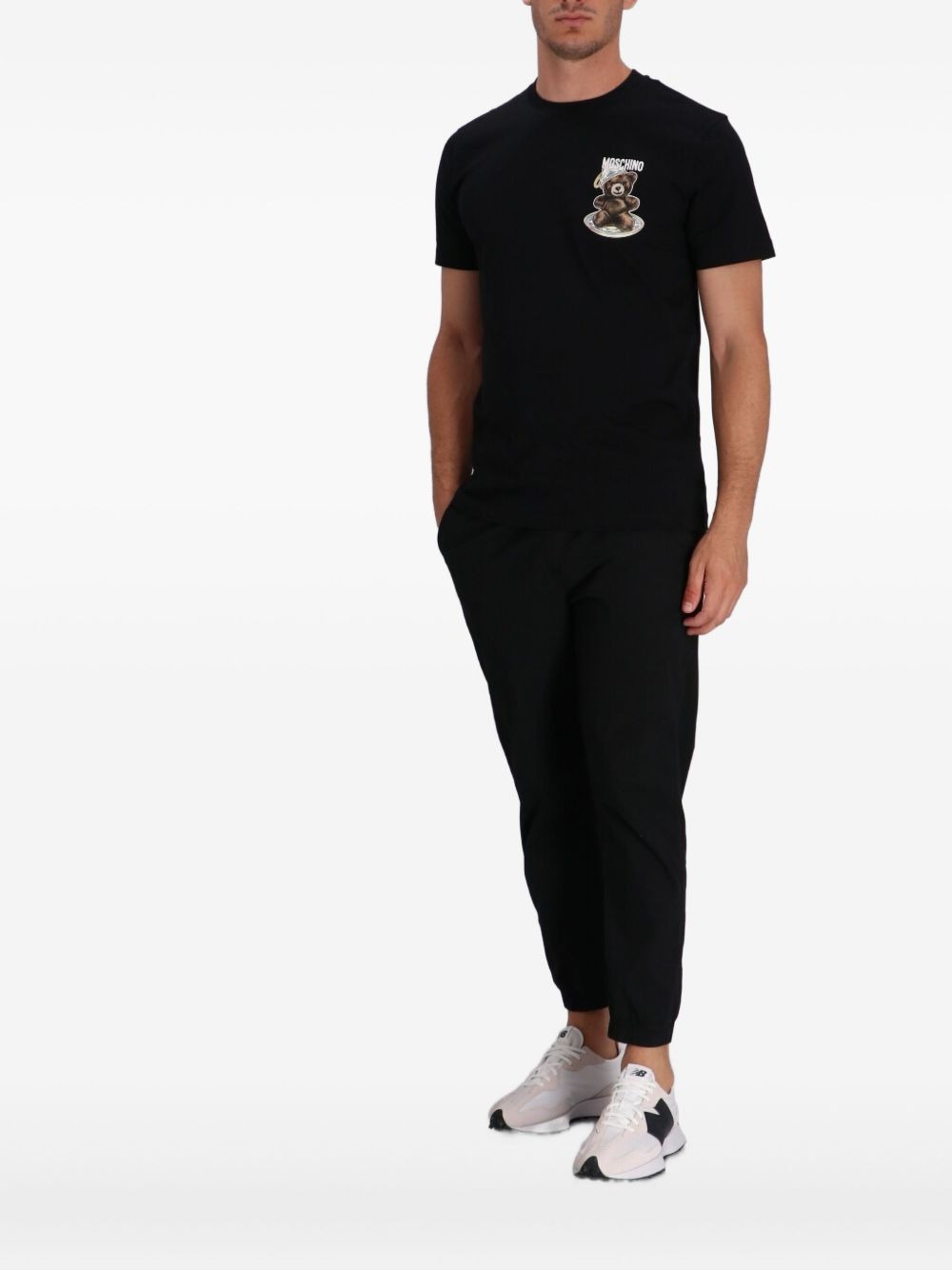 logo-print cotton T-shirt - 4