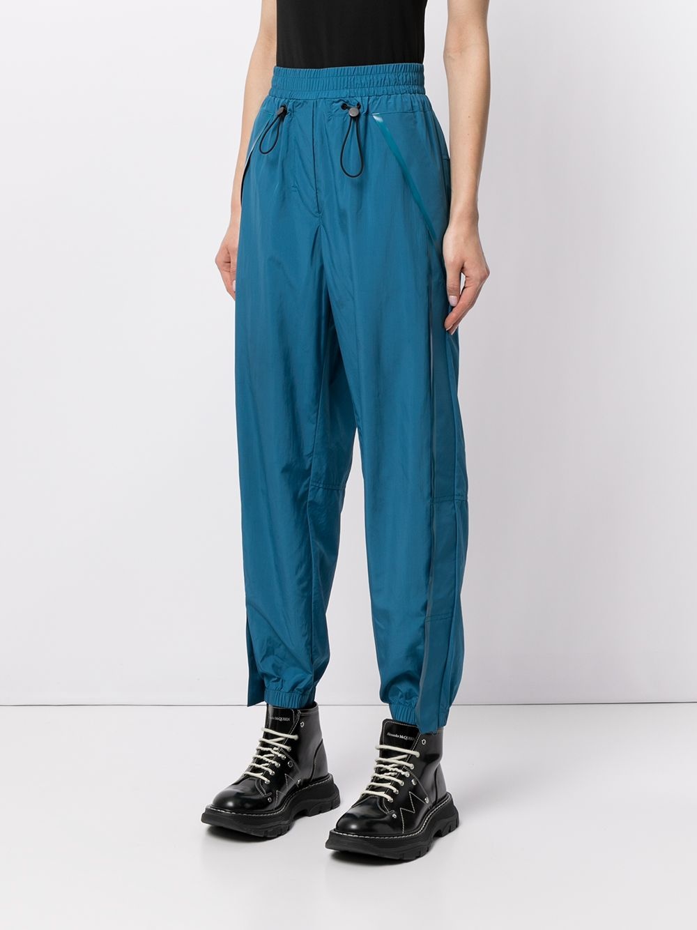 Track-less cropped track pants - 3