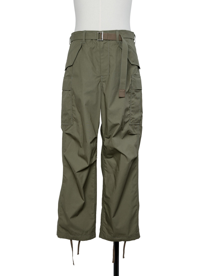 Cotton Nylon Oxford Pants 1