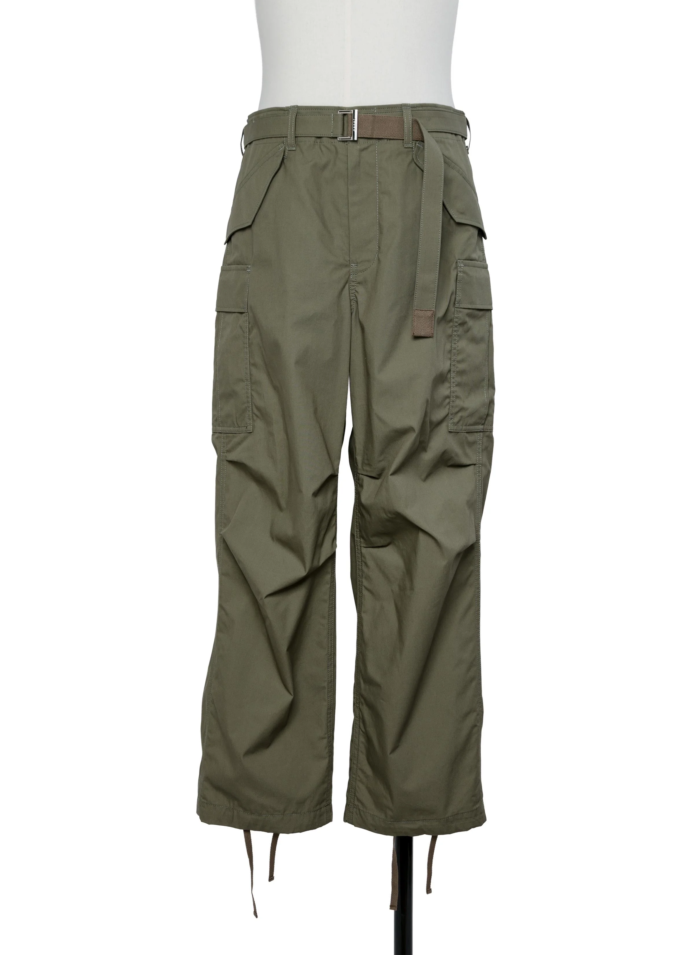 Cotton Nylon Oxford Pants - 1