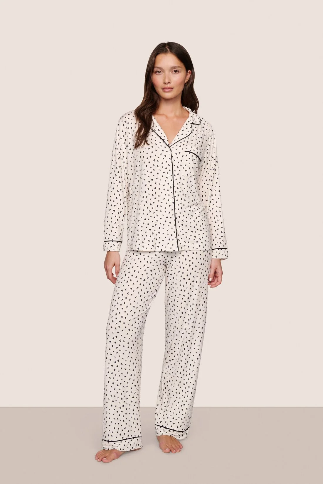 Gisele Printed TENCEL™ Modal Long PJ Set - 1