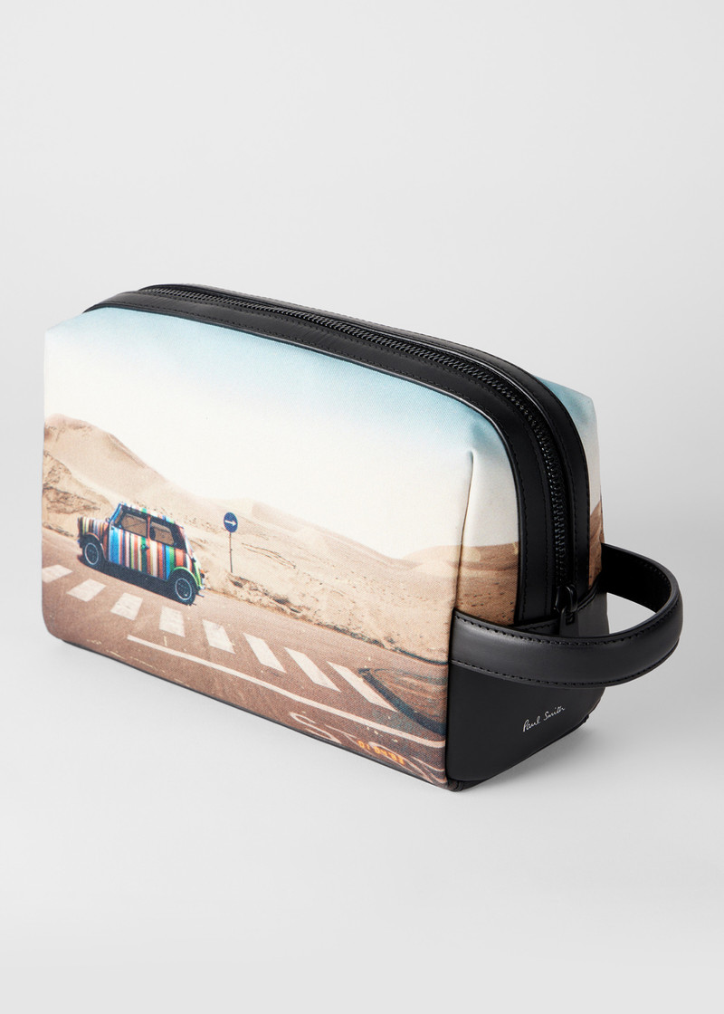 Paul Smith Recycled Polyester 'Desert Mini' Washbag outlook