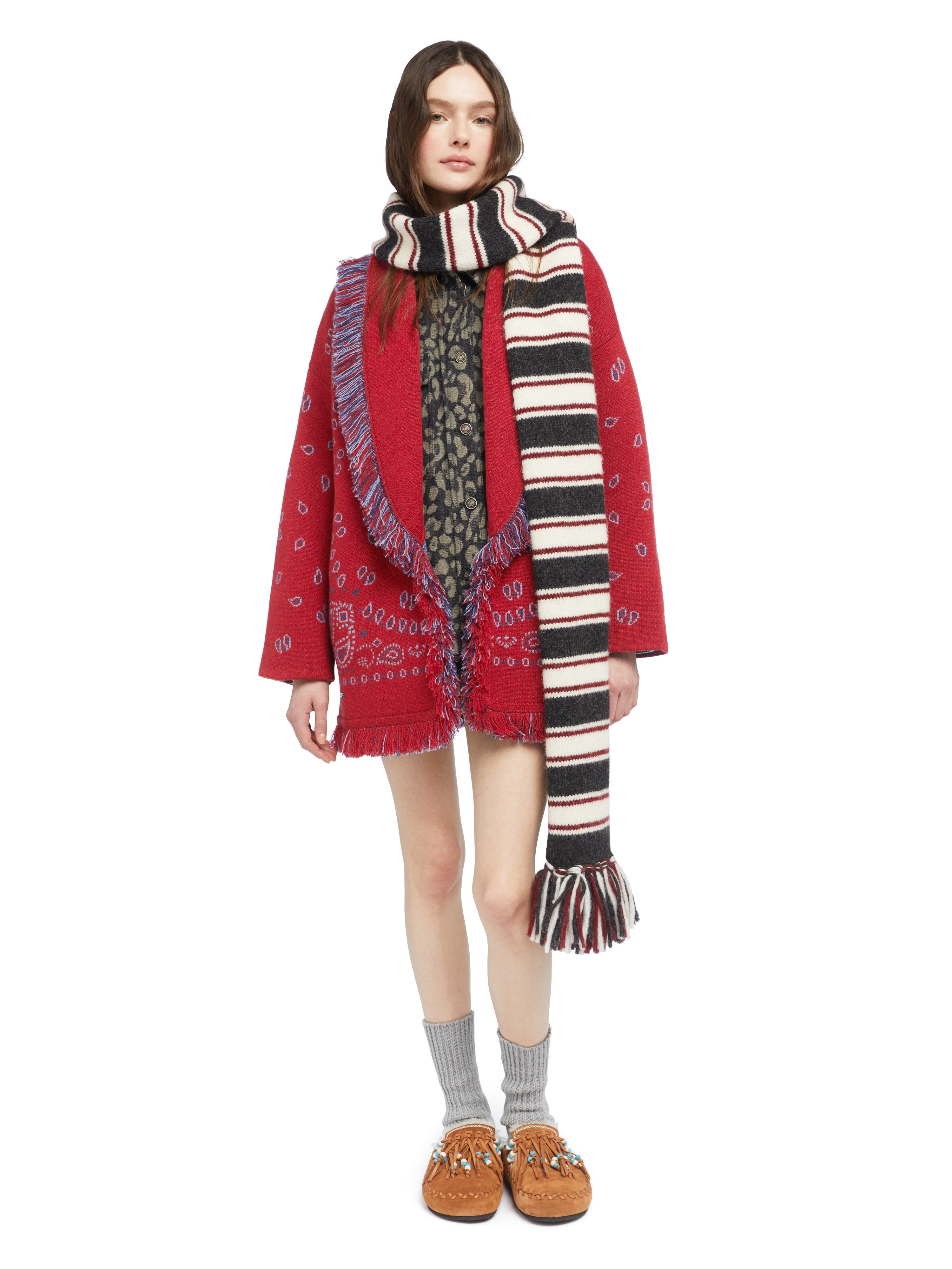 Bandana Jacquard Cardigan - 2