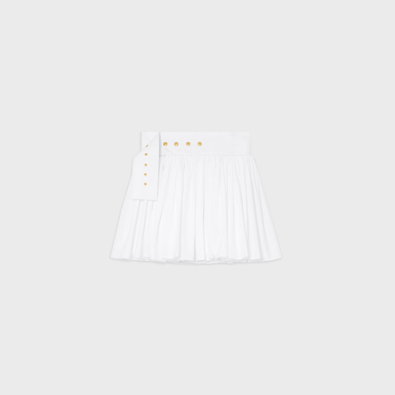 mini skirt IN cotton poplin 1