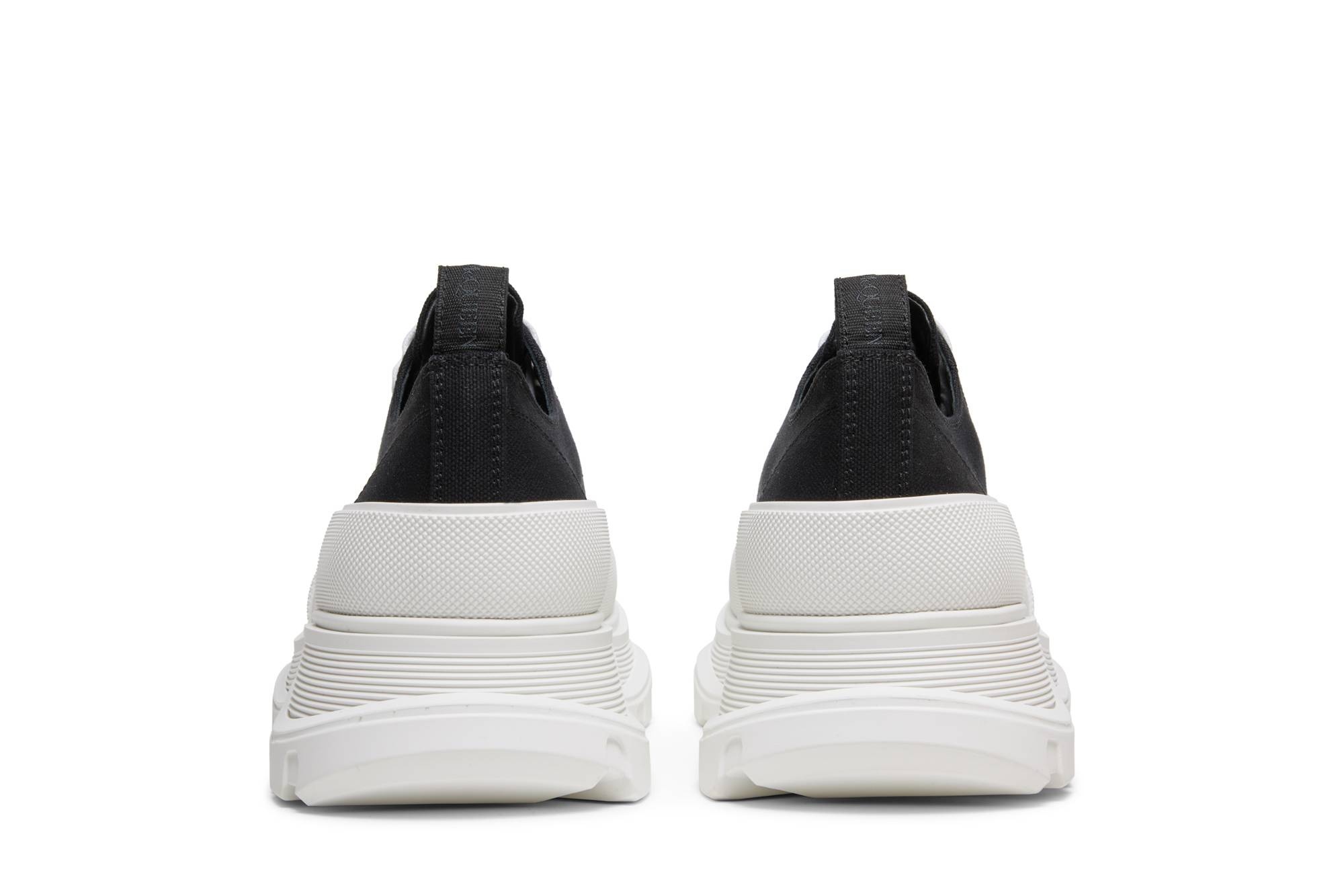 Alexander McQueen Tread Slick Lace Up 'Black White' - 6