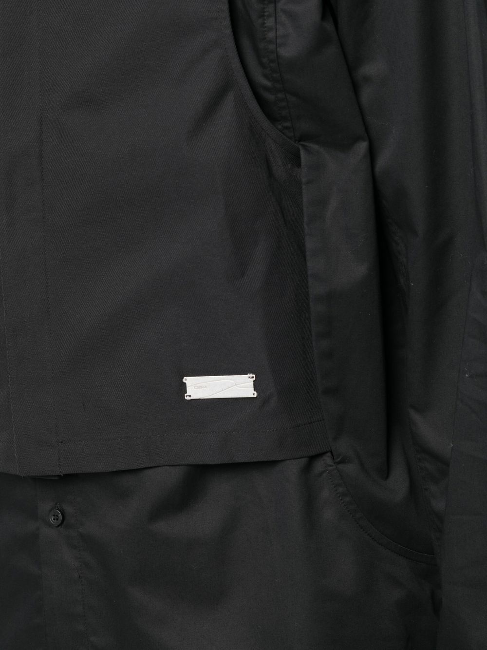 long-sleeved layered shirt - 5