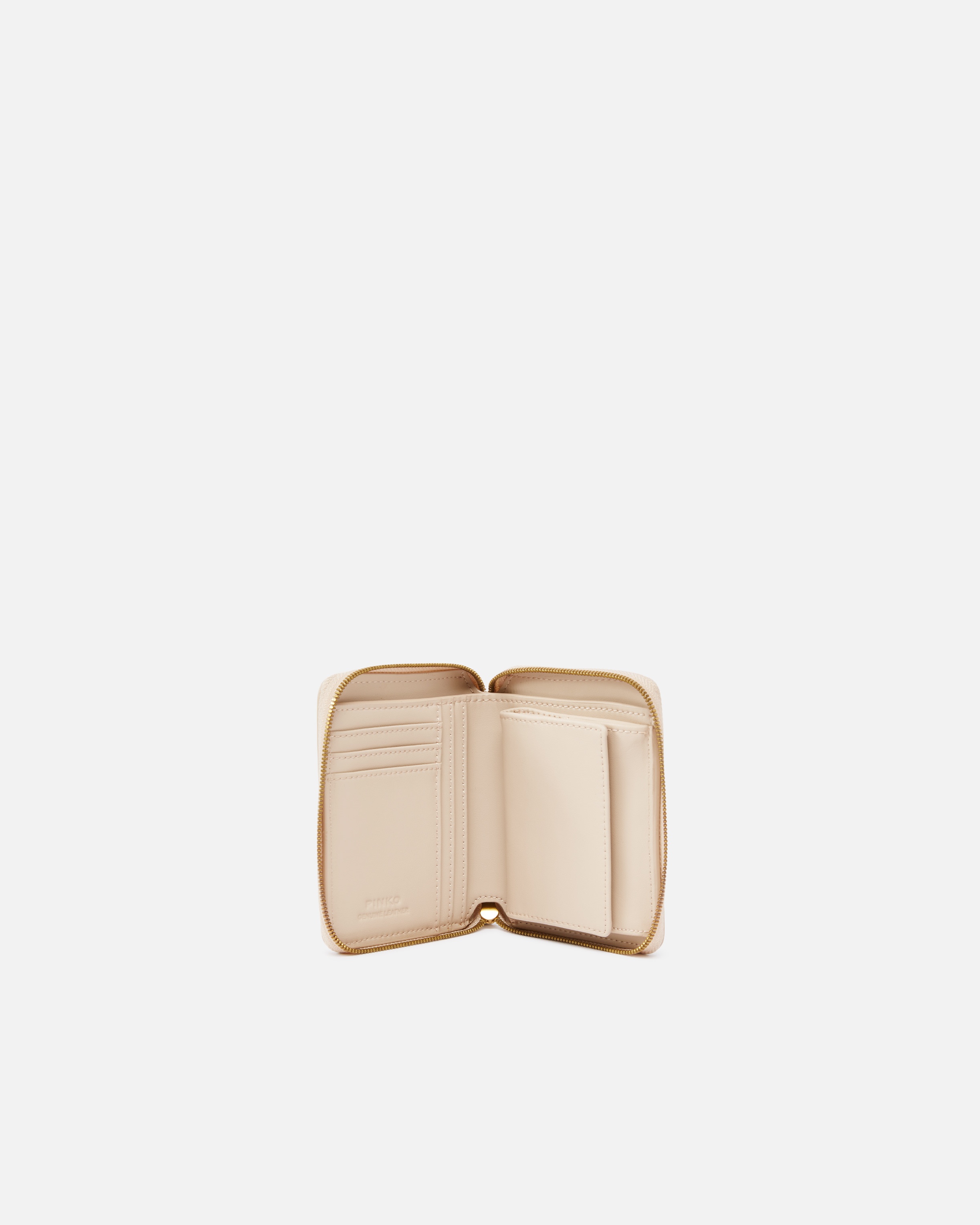 SQUARE LEATHER ZIP-AROUND PURSE - 3