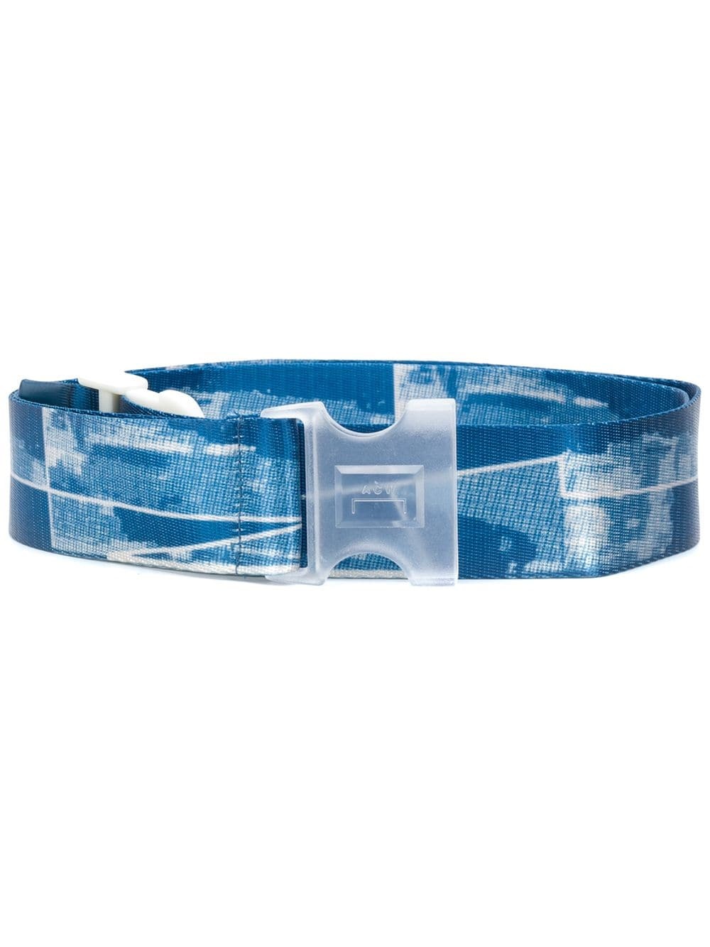 printed canvas belt - 1