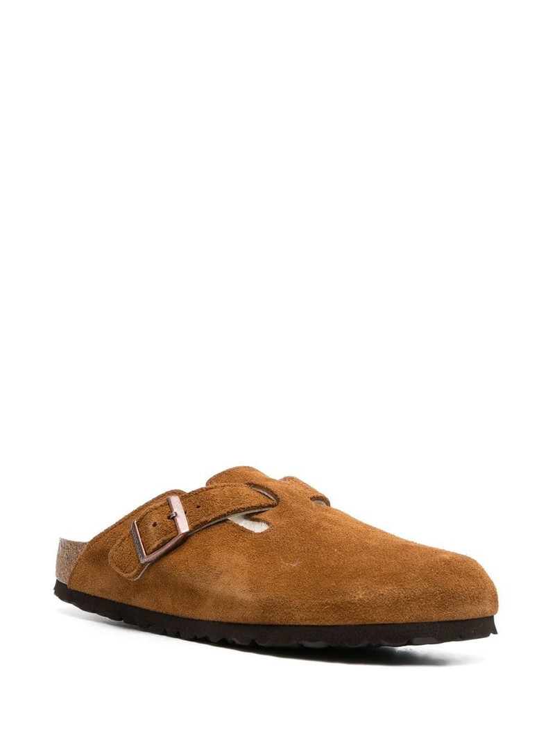 BIRKENSTOCK Boston side buckle-detail slides outlook