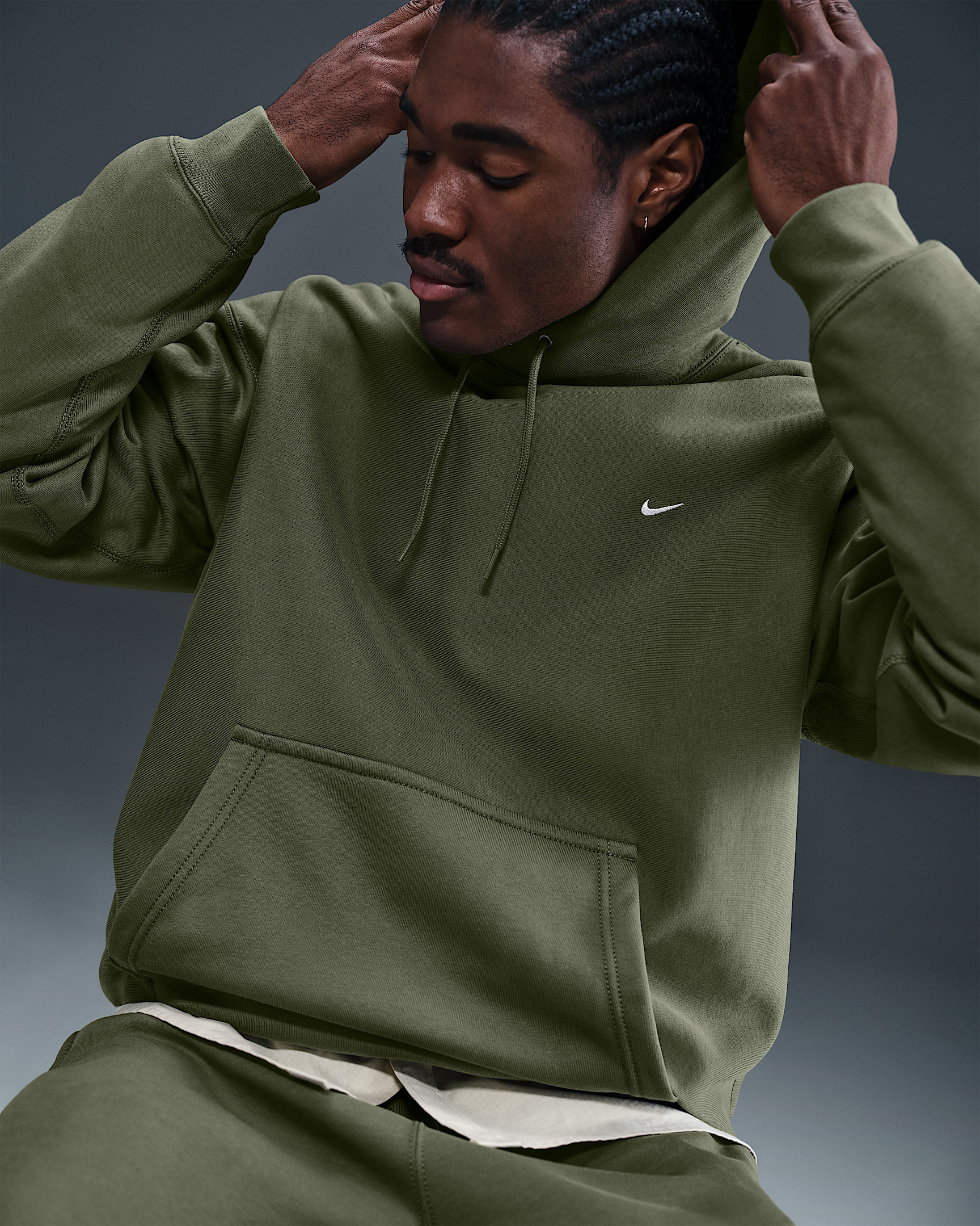 Nike Solo Swoosh Men's Pullover Hoodie - 3