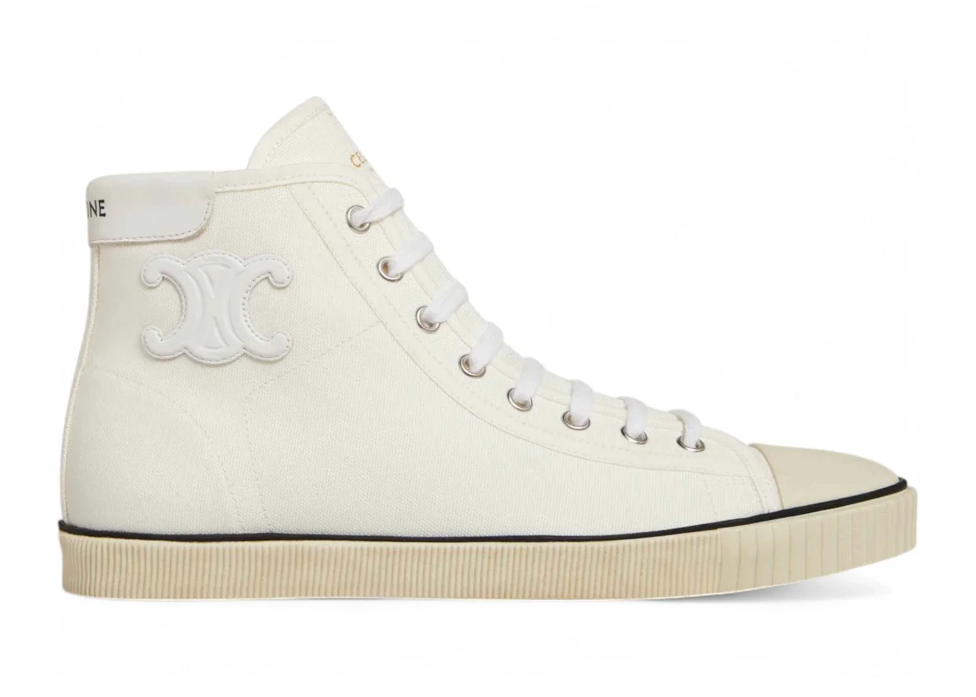 Celine Blank Mid Lace Up Off White (Women's) - 1