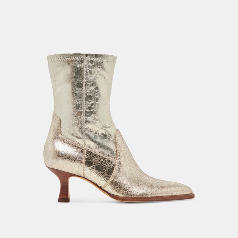 ARYA WIDE CALF BOOTS LIGHT GOLD DISTRESSED LEATHER 1