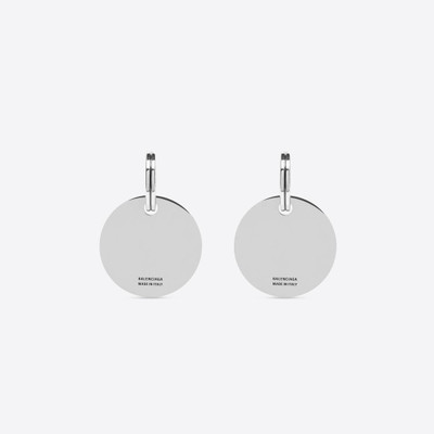 BALENCIAGA Cities Paris Earrings in Silver outlook