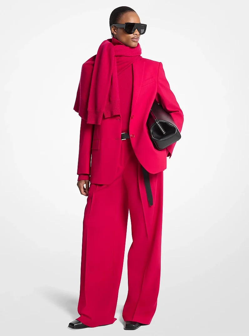 Nico Stretch Wool Crepe Blazer - 1