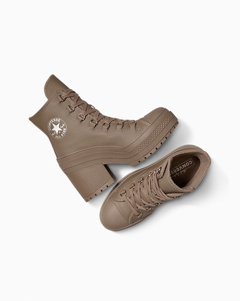 Chuck 70 De Luxe Heel Platform Leather - 6