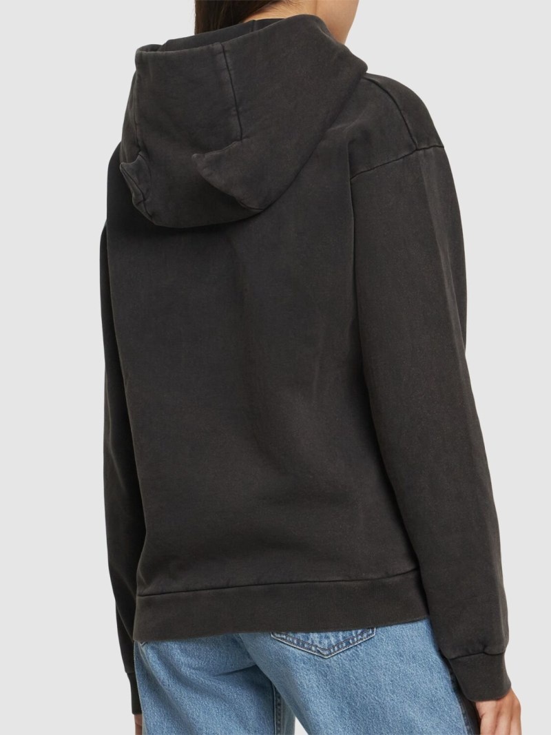 Cotton blend hoodie w/horns - 3