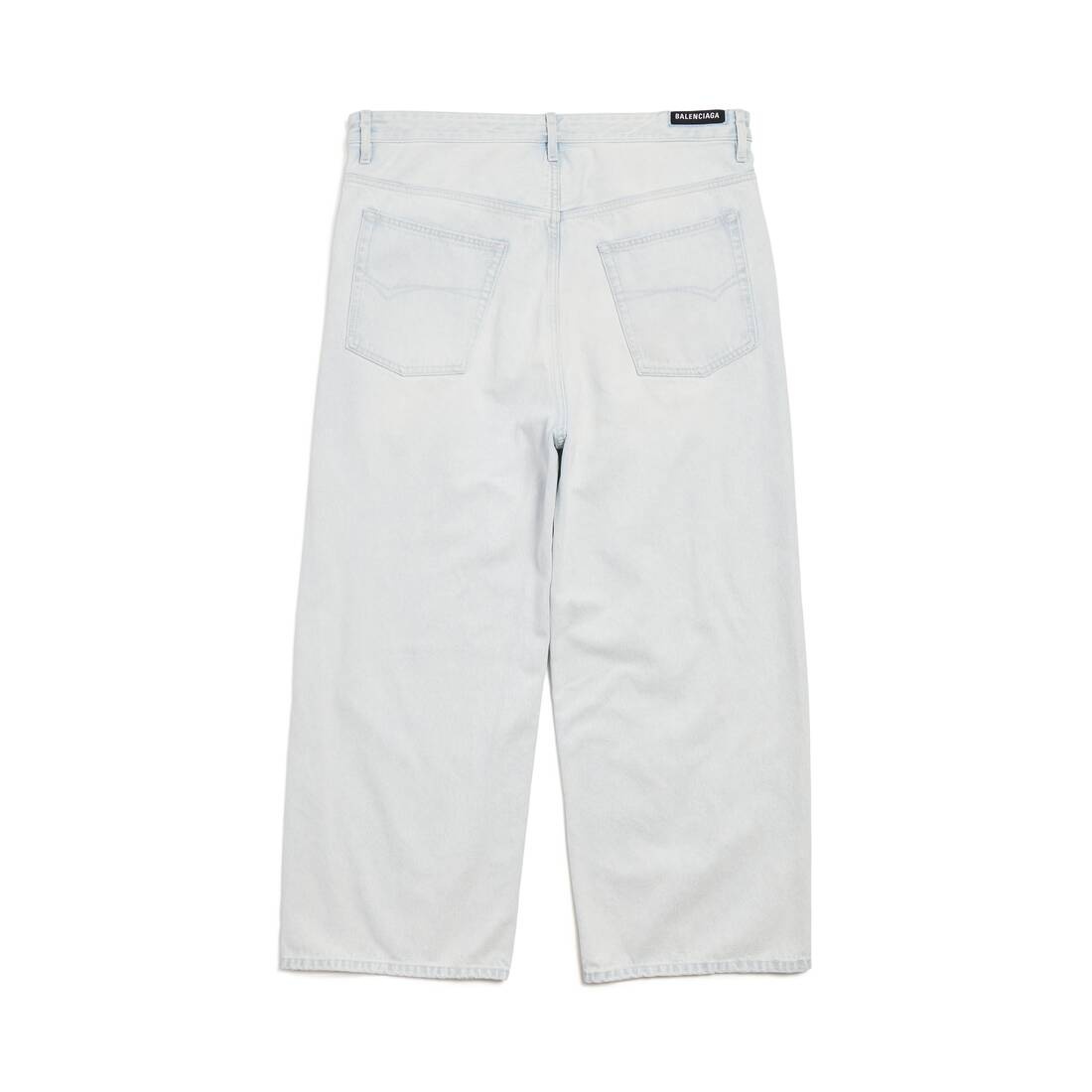 Men's Oversized Baggy Pants in Light Blue - 2