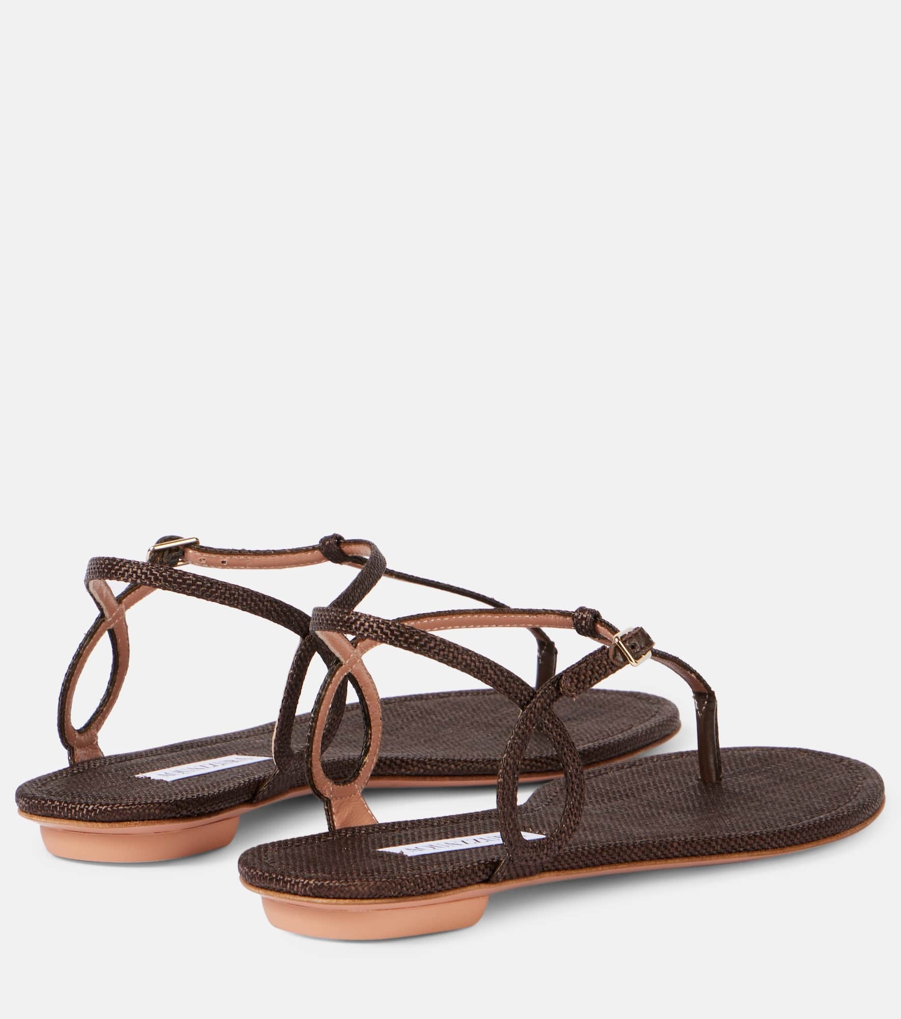 Almost Bare raffia-effect sandals - 2
