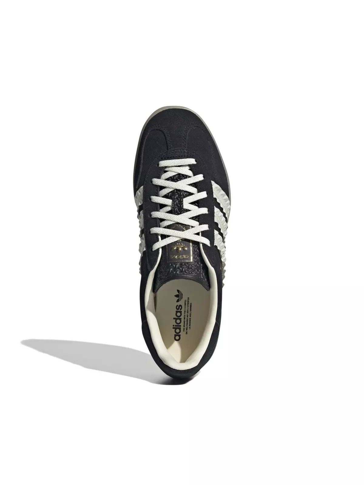 Originals Gazelle Indoor "Core Black/Cream White/Gum" Women's Shoe - 8