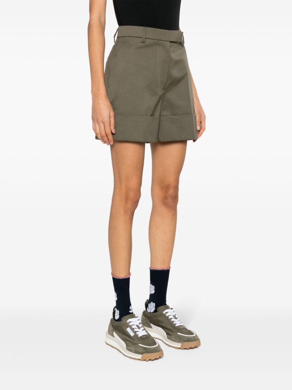 tailored cotton shorts - 3