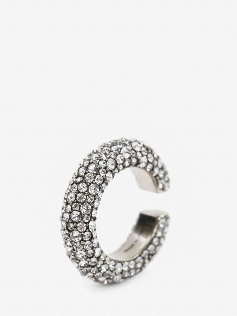 Women's Cosmic Ear Cuff in Antique Silver - 2