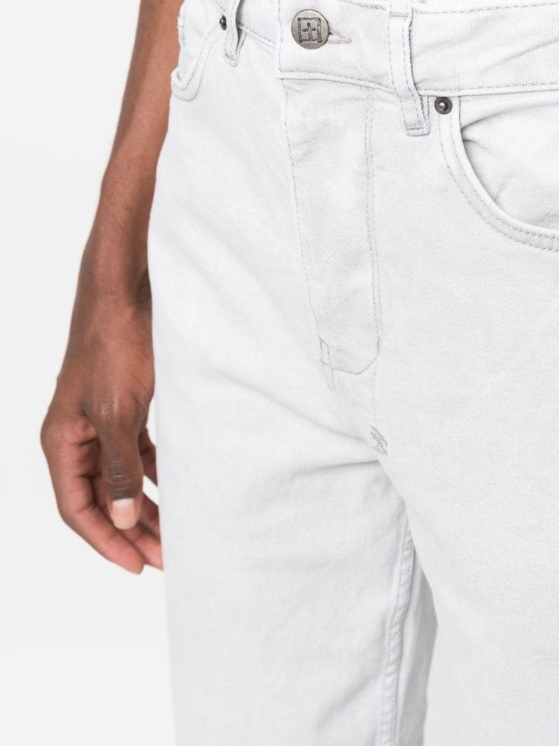 logo-tag mid-rise jeans - 5