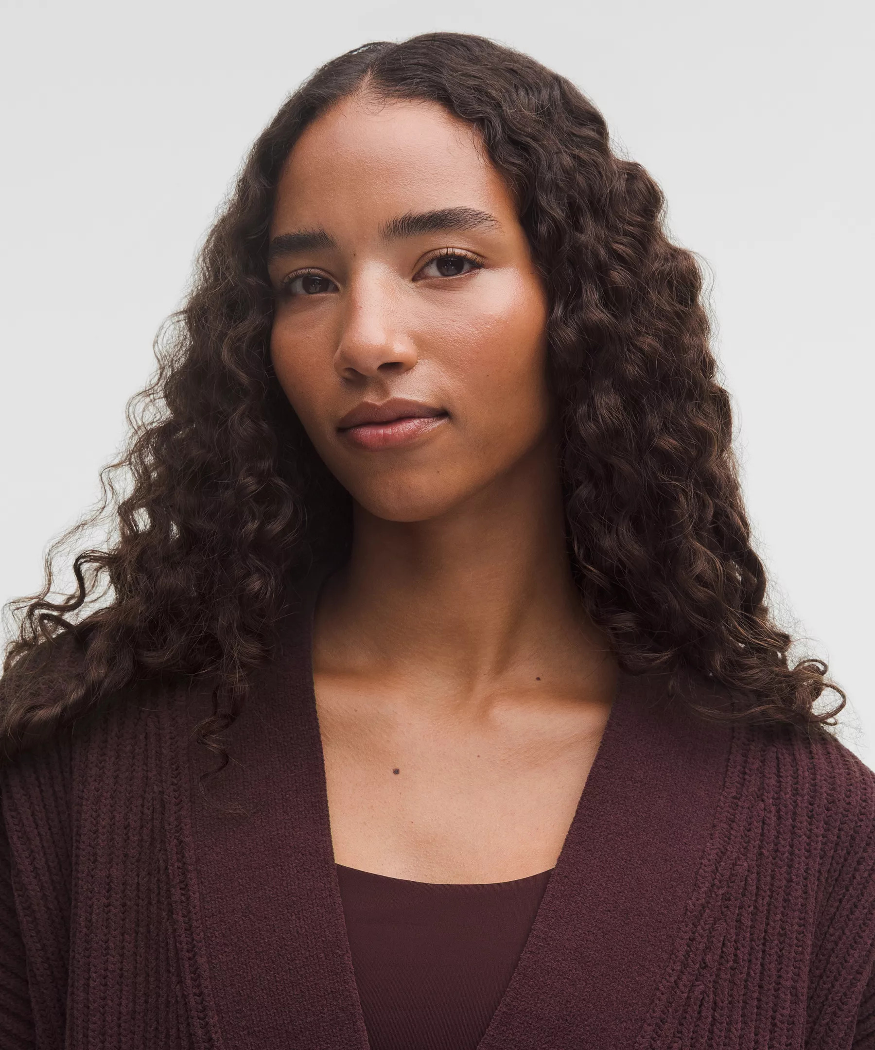 Knit Button-Front Cardigan - 4