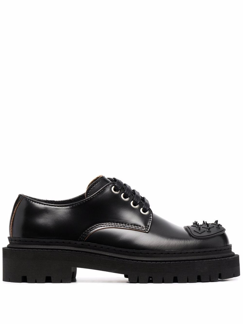 eki spike-studded leather shoes 1
